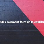 Réponse rapide : comment faire de la confiture de cerises